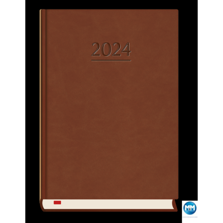 Terminarz Powszechny B6 2024 - ciemno brązowy Michalczyk i Prokop T-200V-S2
