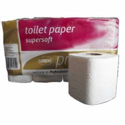 Papier toaletowy 2-W (8 rolek) biały, 180 listków WEPA