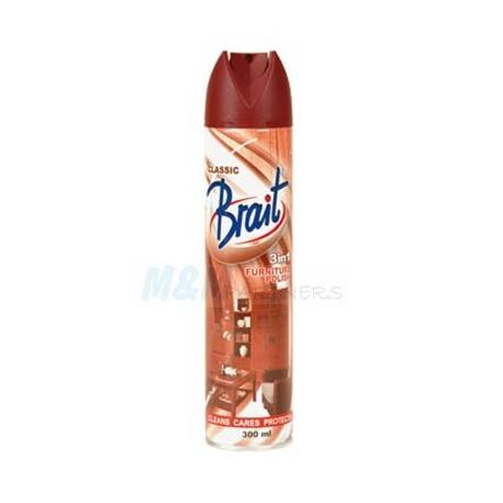 Środek do czyszczenia mebli Brait, spray 350ml, classic almond