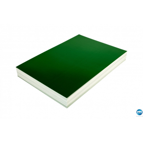 Karton CHROMOLUX zielony A4 DOTTS 100 szt. okładki do bindowania