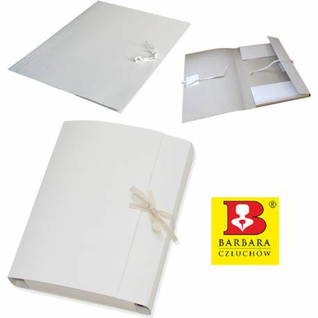 Teczka wiązana A4 350g, 35mm bezkwasowa teczka papierowa na dokumenty, Barbara