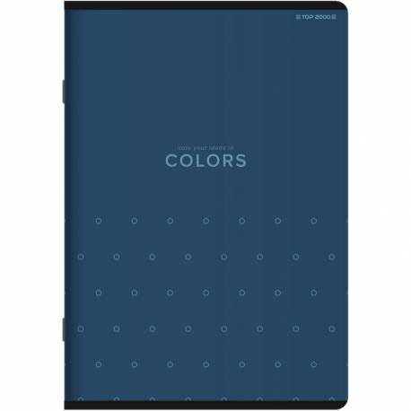 Zeszyt A5 60 kartek w kratkę niebieski, Top 2000 Colors