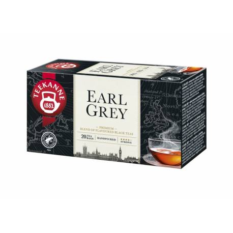 Teekanne Herbata czarna Earl Grey, czarna, 20 torebek