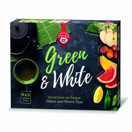Teekanne zielona herbata Green&White, zestaw, 30 kopert