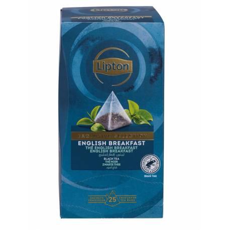 Lipton piramidki herbata czarna Exclusive Selection english breakfast 25 torebek