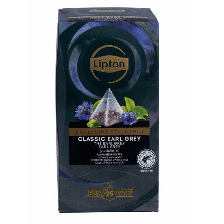 Lipton piramidki herbata czarna Exclusive Selection Earl Grey 25 torebek