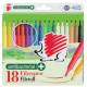 Flamastry ICO 300 Fibre Pen, antybakteryjne, 18 szt, mix kolorów
