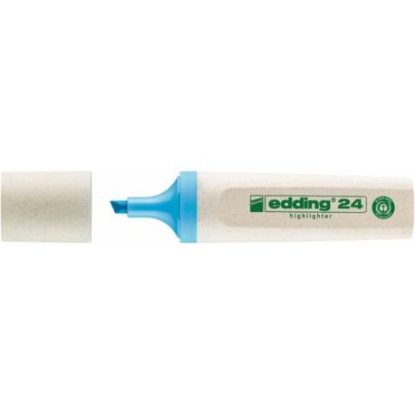 Zakreślacz ekologiczny EDDING 24, niebieski