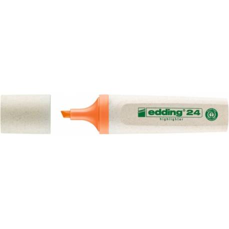 Zakreślacz ekologiczny EDDING 24, pomarańcz