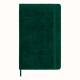 Notatnik A5, notes MOLESKINE edycja limitowana Velvet L 13x21cm w linie, BOX, zielony