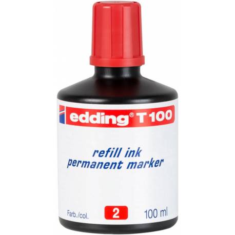 Tusz do uzupełniania markerów permanentnych e-T 100 EDDING, czerwony
