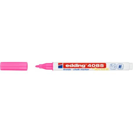 Marker kredowy, do pisania po szkle, pisak zmywalny, Edding 4085, różowy