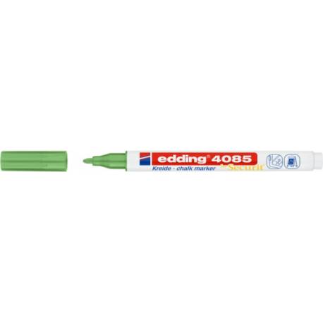 Marker kredowy, do pisania po szkle, pisak zmywalny, Edding 4085, zielony metaliczny
