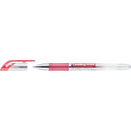 Długopis żelowy e-2185 EDDING, 0,7 mm, czerwony