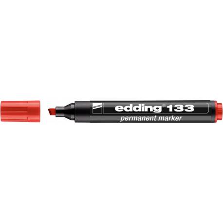 Marker permanentny, pisak EDDING 133, czerwony