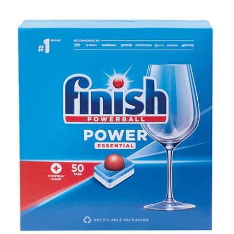 Tabletki do zmywarki FINISH Power Essential, 50szt., fresh