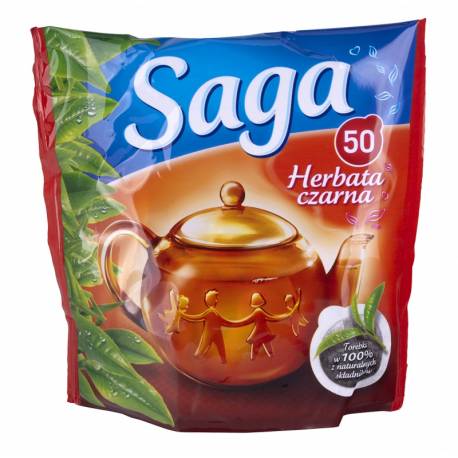 Saga, Herbata ekspresowa, 50 torebek