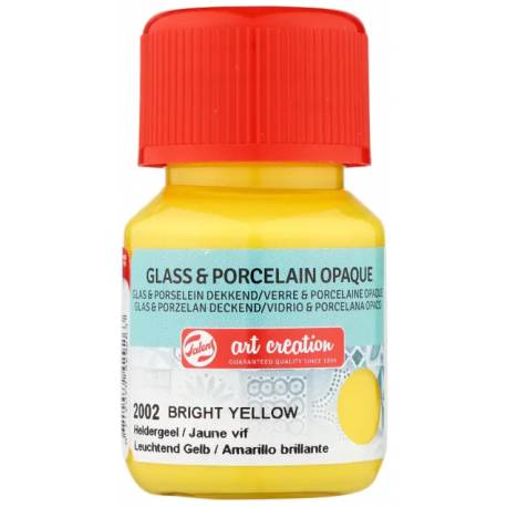 Farba do szkła i ceramiki Glass & Porcelain Opaque 30 ml Bright Yellow, Art Creation