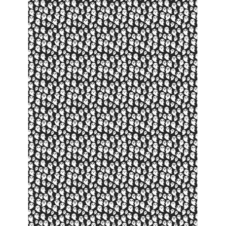 Papier do decoupage Duszki na czarnym 30 x 40 cm FDA742, Decopatch