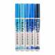 Pisaki akwarelowe pędzelkowe Ecoline Brush Pen kpl 5-kolorów BLUE 11509905, Talens