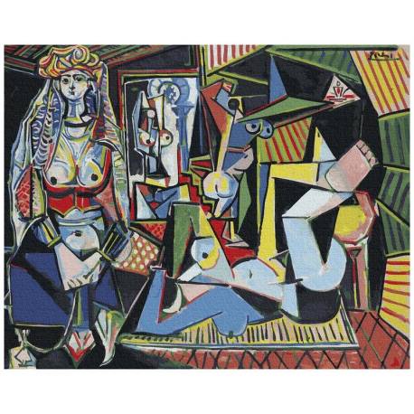 Numermoalowanie Classic 40x50  Pablo Picasso. Kobiety Algieru, iPicasso