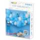 Girlanda balonowa, Baby Blue, 65 balonów + taśma, Godan