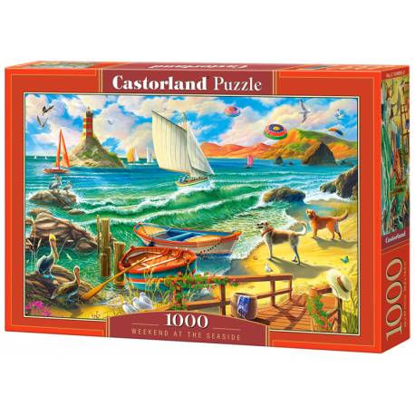 Puzzle 1000 el. Weekend at the Seaside C-104895-2, Castorland