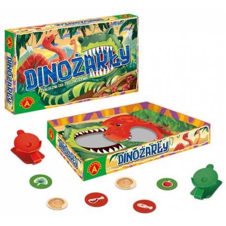 Gra zręcznościowa Katapulty z żetonami, Dinożarły, Alexander