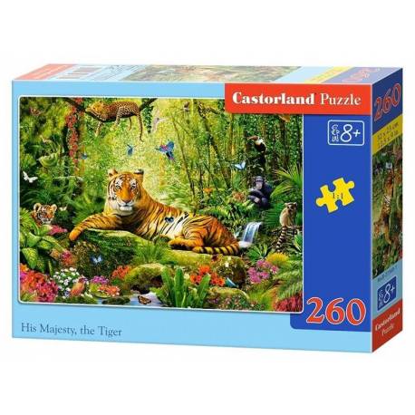 Puzzle 260 el. His Majesty, the Tiger B-27569-1, Castorland