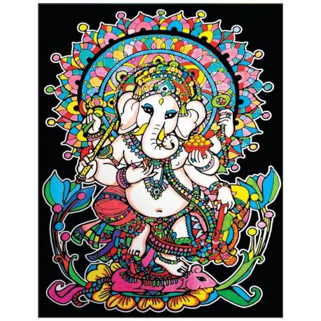 Kolorowanka welwetowa Ganesha 47x35, Colorvelvet