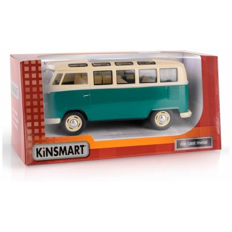 Samochód Kinsmart 1962 Volkswagen Classical Bus zielony, Daffi