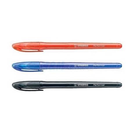 Długopis Stabilo Performer, końc-0.4 mm, czerwony