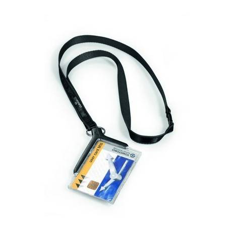 CARD HOLDER DE LUXE - Etui do kart identyfikacyjnych z taśmą tekstylną (10 szt.) 
