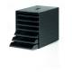 IDEALBOX PLUS A4 pojemnik z 7 szufladami z osłoną, czarny