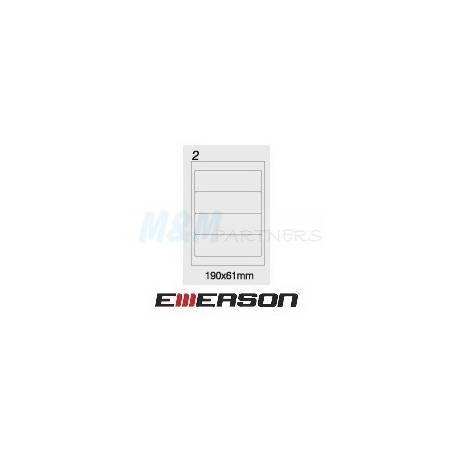 Etykiety Emerson A4 (100 ark) wym. 190x61 mm 4/1str