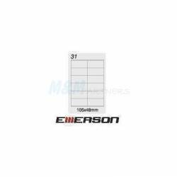 Etykiety Emerson A4 (100 ark) wym. 105x148 mm 4/1str