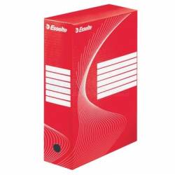 Pudełko archiwizacyjne Esselte boxy - 100 mm, czerwony
