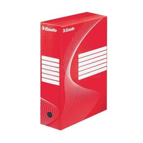 Pudełko archiwizacyjne Esselte boxy - 100 mm, czerwony