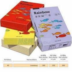 Papier xero Rainbow pastelowy A4 80g, łososiowy r40