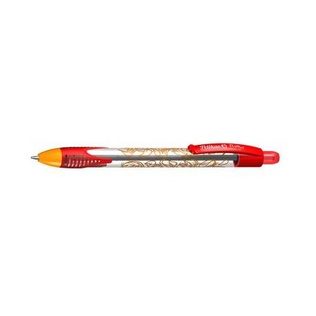 Długopis PELIKAN club gel g31 fancy czerwony 12szt