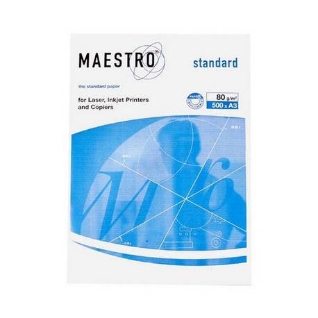 Papier xero A3 Maestro STANDARD, 80 g/m2 (500 ark) KL. C