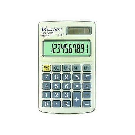 Kalkulator VECTOR Dk-137 kieszonkowy 10p