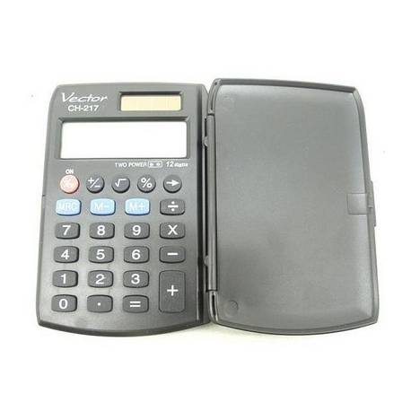 Kalkulator VECTOR CH-217 kieszonkowy 12p