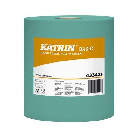 Ręczniki w roli Katrin Basic m green 433429 zielony 1-w, 6 rolek