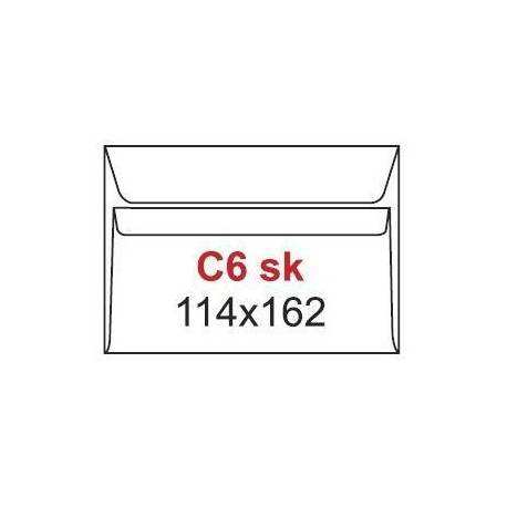 Koperta C6 (114x162mm) SK biały (1000 szt) 