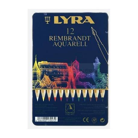 Kredki artystyczne Lyra REMBRANDT Aquarell - 12 kolorów