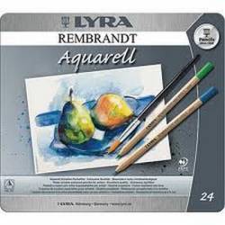 Kredki artystyczne Lyra REMBRANDT Aquarell - 24 kolory