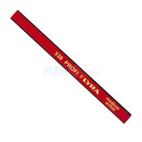 Ołówek stolarski Carpenter 338 Lyra czarny Edge 18 cm, HB, 100 sztuk