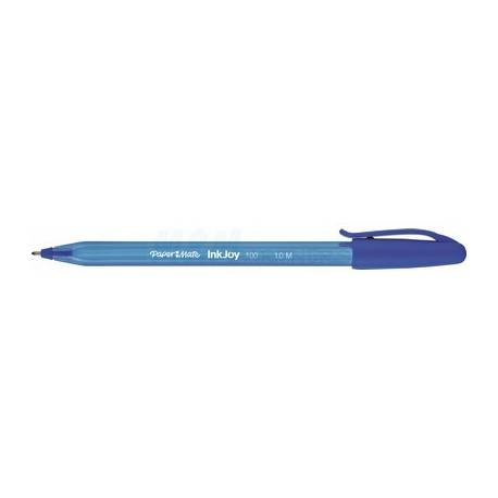 Długopis Paper Mate InkJoy 100 CAP, końc-0.4 mm, niebieski