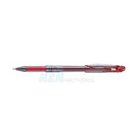 Długopis żelowy Pentel SLICCI BG207, końc-0.7 mm, czerwony